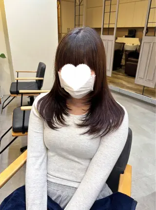 セミロング Hair pocket ritta所属・坂田 汐里のヘアスタイル
