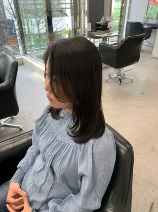 ミディアム 銀座/レイヤー 🌷nonoka🌷のヘアスタイル