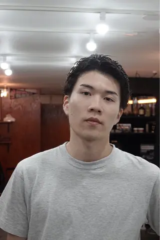ショート パーマ メンズ 浪漫頭髪所属・メンズカット募集中 三軒茶屋つかのそうたのヘアスタイル