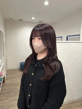 ロング カラー CHEMIR所属・安田 萌菜のヘアスタイル