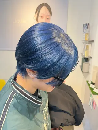 ショート カラー ブリーチ/ハイトーン ボブ🐥HIYORIのヘアスタイル