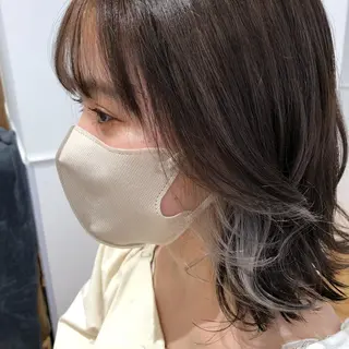 ショート カラー パーマ ヘアアレンジ メンズ キッズ ネイル マツエク・マツパ 🫧垢抜けヘア🫧 SHIORIのヘアスタイル