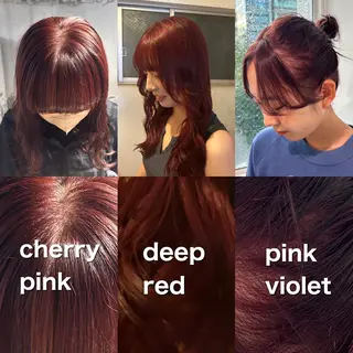 ロング カラー ヘアアレンジ 愛結 暖色カラー🎀🩰のヘアスタイル