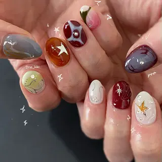 ネイル ツメ (2me)所属・大人かわいいネイル♡ Kikiのネイルデザイン