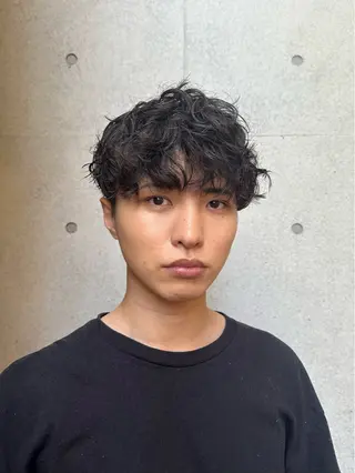 パーマ メンズ 似合わせカット /パーマ岡本淳平のヘアスタイル