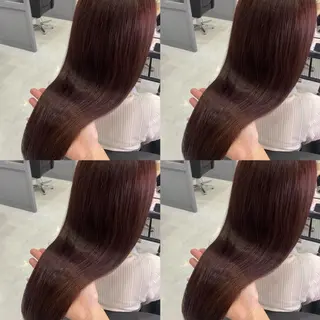 ロング カラー 髪質改善×矯正🫧 韓国ヘアasamiのヘアスタイル