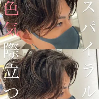 パーマ メンズ Reginavita栄所属・メンズ特化/ 本日空き○/岡本一真のヘアスタイル