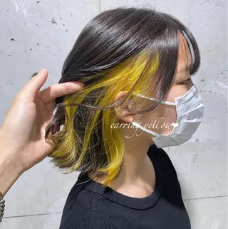 ショート カラー ヘアアレンジ Rene'所属・当日予約⭕️ JUNYAのヘアスタイル