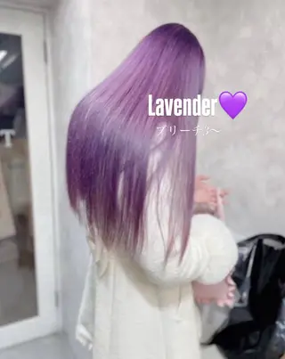 ロング カラー ミルクティー/透明感 カラー🎀YURIAのヘアスタイル