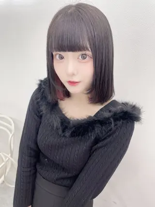 ミディアム カラー ヘアアレンジ 愛されカラー🩷 はるなのヘアスタイル