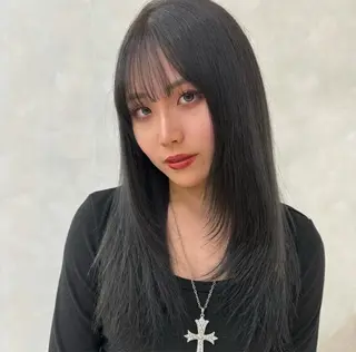 ロング nanami yamazakiのヘアスタイル