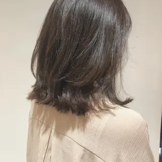 ミディアム カラー ヘアアレンジ マツエク・マツパ Noah's　Ark所属・透明感カラー🫧ヘア セット🫧松本菜月の眉毛・アイブロウイメージ