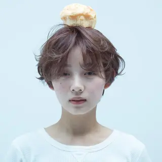 ショート カラー パーマ ヘアアレンジ キッズ オブヘアー宮崎台店所属・ta tsuのその他イメージ