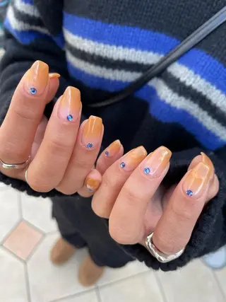 ロング カラー ヘアアレンジ キッズ ネイル マツエク・マツパ アイブロウ 福田 加奈のネイルデザイン