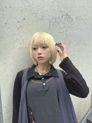 ショート カラー 💎透明感カラー特化 💎TAISEIのヘアスタイル