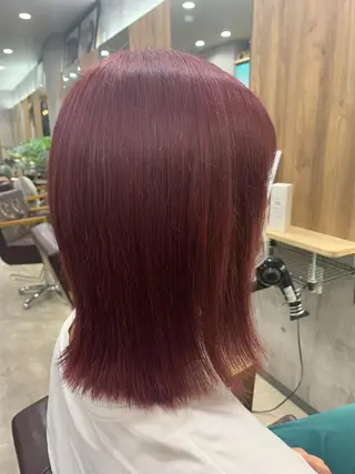 ミディアム カラー memento 斎藤大覚のヘアスタイル