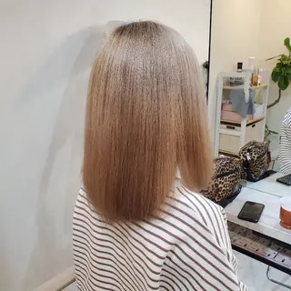 セミロング カラー 派手髪/ハイトーン/ エクステ✨ユウキのヘアスタイル