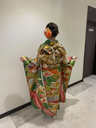 ミディアム Delight ヘアメイク着付けのヘアスタイル