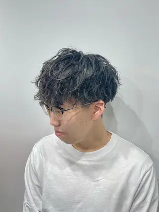 ショート パーマ メンズ 💈メンズパーマ💈 ナカザワ リョウのヘアスタイル