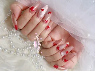 ミディアム Hanaai Salon新大久保店のネイルデザイン