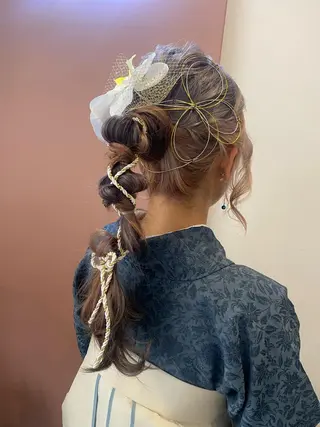 ロング ヘアアレンジ pep所属・pep natsumiのヘアスタイル