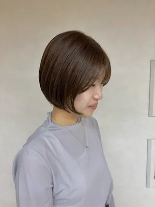 ショート Iris by artina 武蔵小杉店【イリス バイ アルティナ】所属・🎼レイヤー/顔周り カット/nene♬のヘアスタイル