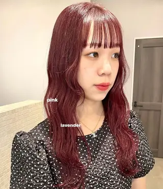 ミディアム カラー カットモデル募集 nanami‪ ꪔ̤のヘアスタイル