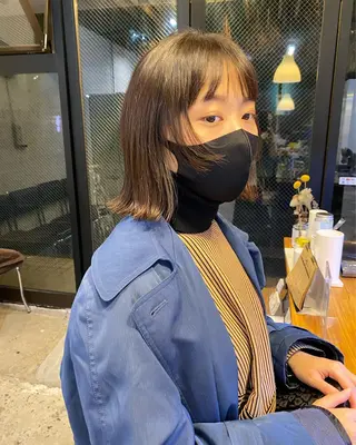 ミディアム カラー 柔らかいcolor 🌿harukaのヘアスタイル