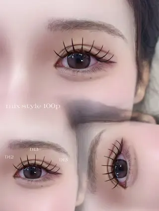 マツエク・マツパ milimili所属・𝐍𝐀𝐍𝐀 ⟡.·のマツエク・マツパデザイン