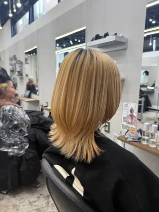 ミディアム カット¥1100 / 𝙍𝙪𝙣𝙖⟡.のヘアスタイル