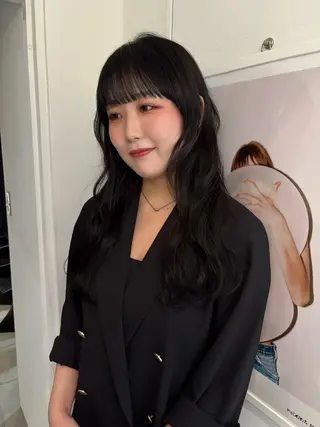 セミロング カラー rento🎨 /ワンカラー募集のヘアスタイル