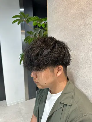 ショート パーマ メンズ 【メンズ特化】 サエキカズマのヘアスタイル