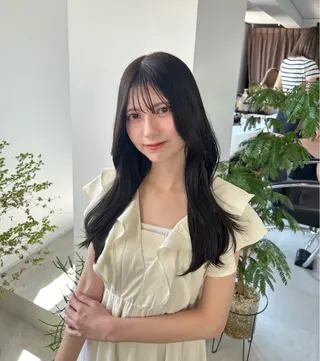 ロング カラー ♡透明感/艶カラー /haruka♡のヘアスタイル