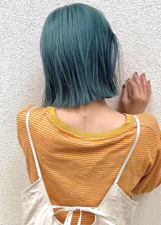 ショート カラー 髪質改善ｶﾗｰ ｹｱﾌﾞﾘｰﾁ/ﾀﾑのヘアスタイル