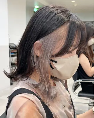 ミディアム 夏山 秀憲のヘアスタイル