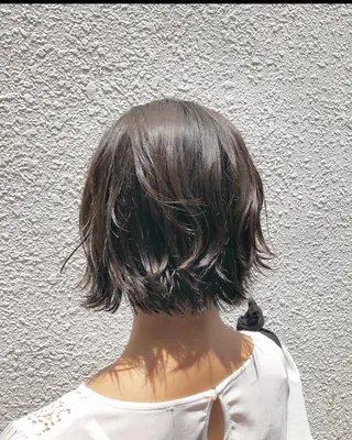 ショート カラー カットカラーモデル BASSA上石神井店のヘアスタイル