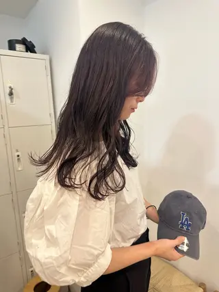 ロング カラー 梅田/柔らかカラー/ オオハシ リナコのヘアスタイル