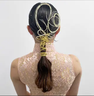 ロング カラー ヘアアレンジ GAME 天神所属・レイヤーカット指名 No.1💖マユカのヘアスタイル