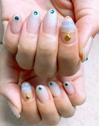 ネイル ⭐︎休業中の練習⭐︎ JNA認定講師髙橋のネイルデザイン