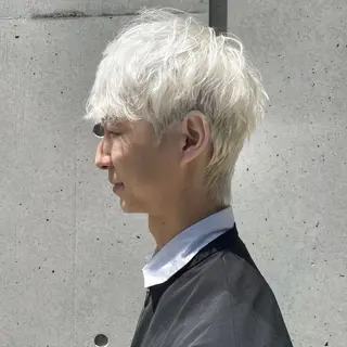 ショート カラー 美髪ストレート AOYAGIのヘアスタイル