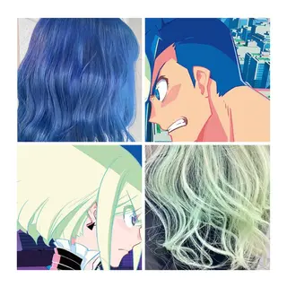 ミディアム カラー GARU-ガル-所属・TSUNO🦖 派手髪/オタク美容師のヘアスタイル