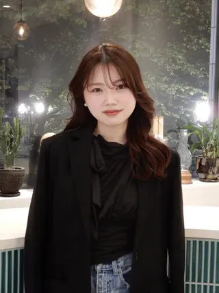 ロング カラー ヘアアレンジ たかはし ゆうなのヘアスタイル