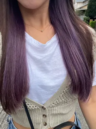 ロング カラー BLESS所属・森 梨奈🎀 カットモデル募集✂のヘアスタイル