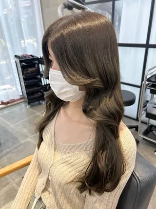 ロング カラー newi梅田🫧韓国 ヘア🫧sakiのヘアスタイル
