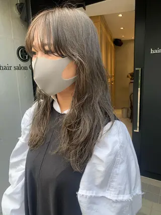 カラー ラベンダー/レイヤー スタイル🤎mamiのヘアスタイル