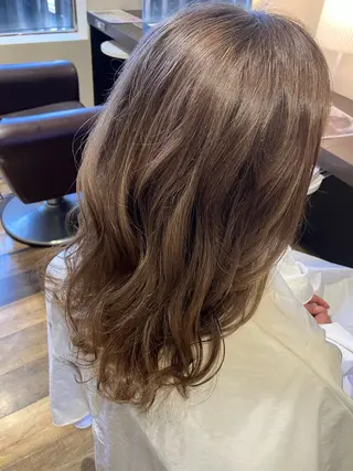 ロング カラー 朝田 拓実のヘアスタイル