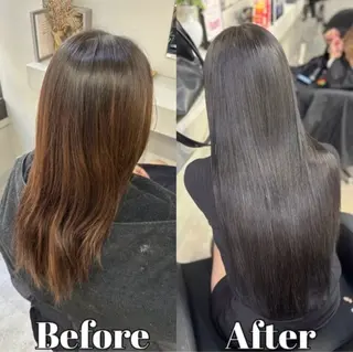 セミロング エクステ＆カラーサロン　Fav 心斎橋アメ村店所属・エクステ＆カラー Fav心斎橋店のヘアスタイル