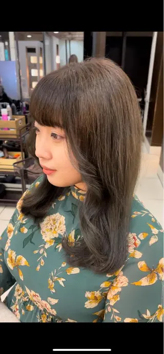 ロング カラー 羽エクステ/シール エクステ/横浜駅5分のヘアスタイル