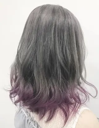 ミディアム カラー 🌙透明感カラー/ 丁寧施術|松本のヘアスタイル