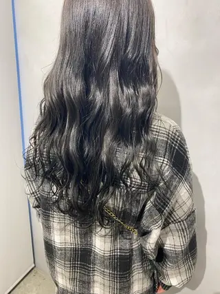 セミロング カラー 髪質改善/縮毛矯正 レイヤー/松川匠のヘアスタイル